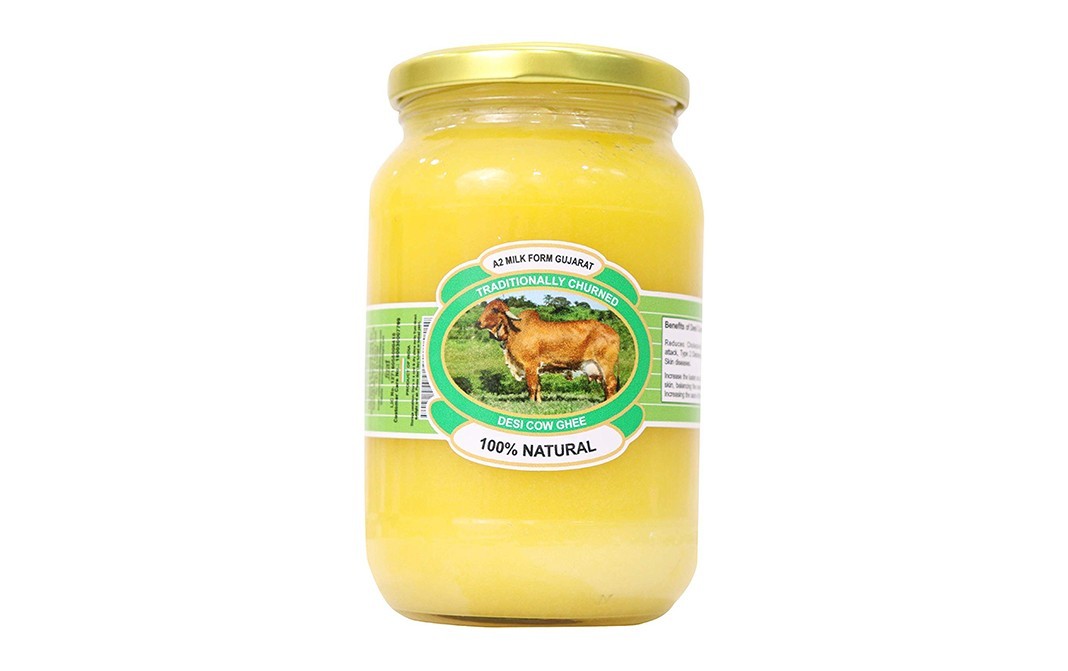 Elworld Organic Desi Cow Ghee    Glass Jar  500 millilitre